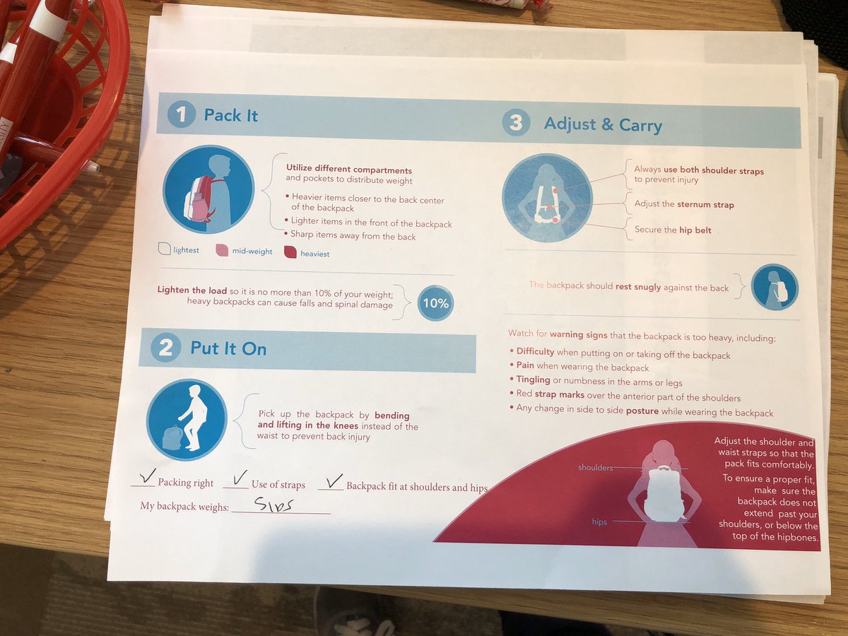 LewisUniversity's tweet photo. 🎒@FlyersOT helped our LewisU community learn the proper ways to pack, adjust, carry and put on their backpacks! How much do you think you backpack weighs? https://t.co/zsfjinTSeq