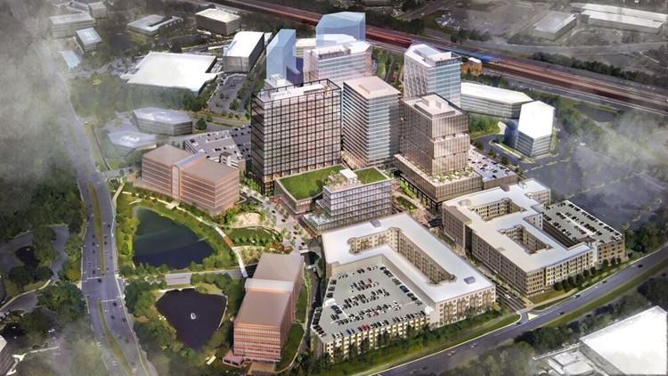 bbhDC's tweet photo. Halley Rise has broken ground in Reston. Developed by Brookfield Properties, the first phase of Halley Rise is expected to deliver 640 residential units in 2022. Full project completion is scheduled for 2026: https://t.co/ZKPzywlRKF https://t.co/smqStccxQW