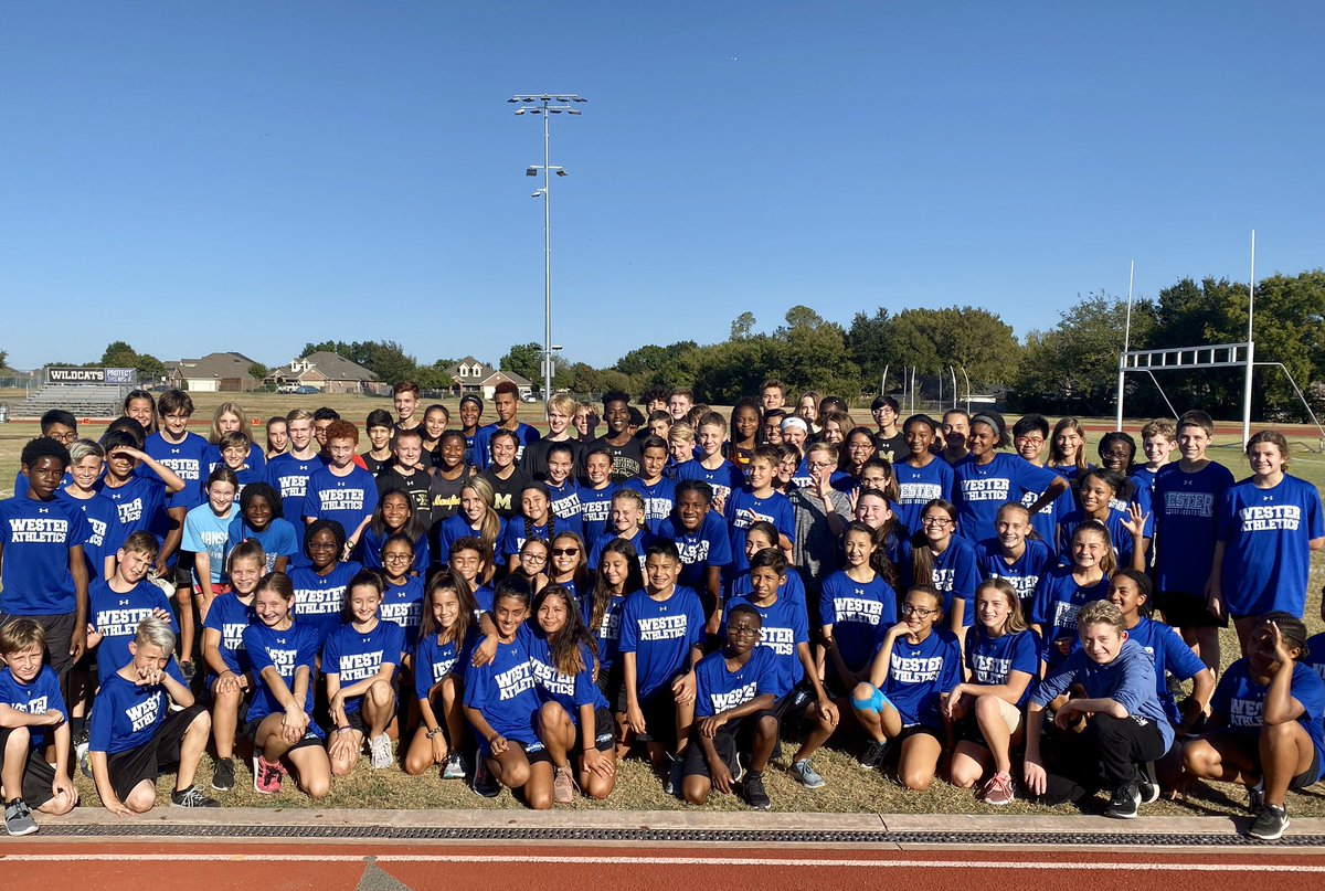 MansfieldXC's tweet photo. We had a great time working out with you guys today!! Good luck tomorrow at the district meet!! @WesterAthletics @MansfieldXC @MISDathletics @MHSAmbush @BrooksWester https://t.co/GSwsVbiwL5