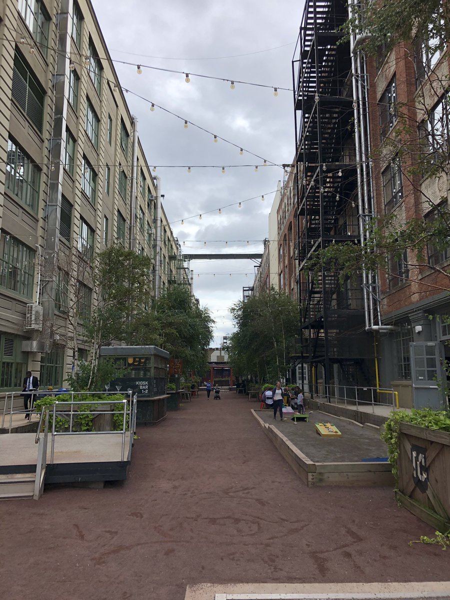 The privately owned site has some awesome approaches to place programming - regular community events, music and food events and public art to name a few -#industrycity