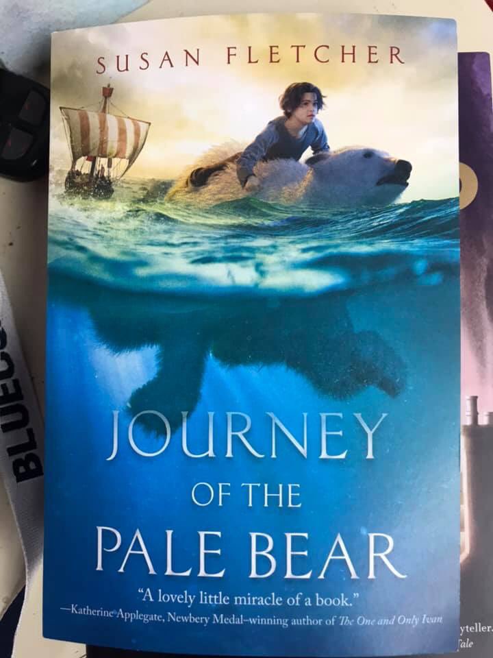flying_jenny's tweet photo. Meet my new BFF, @SusanFletcher, author of #Sequoyah2020 nominee Journey of the Pale Bear. I met her at @brownbrosbooks and she was so friendly and funny! I told her that having my pic with her would give me street cred with the kids and that’s when she declared us BFFs! https://t.co/2RPrvwwDLn