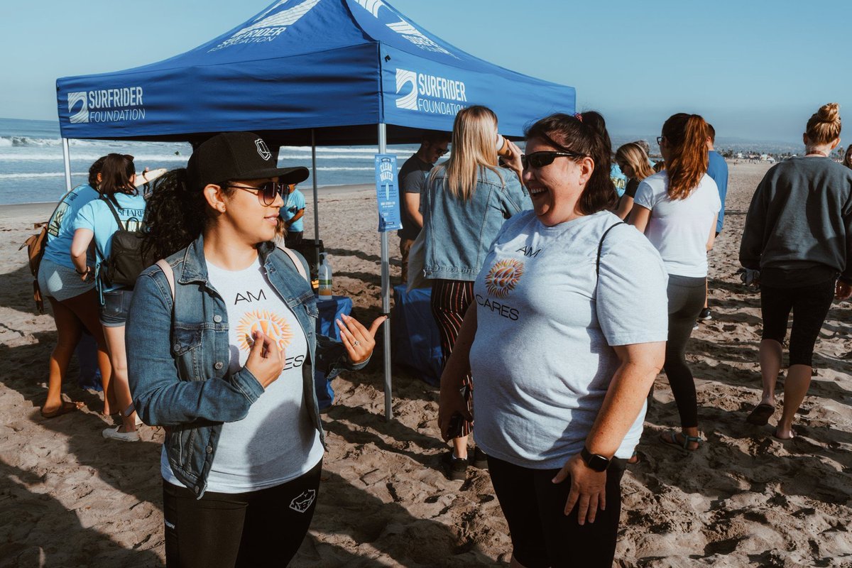 amllpfoundation's tweet photo. This past Saturday AM Foundation volunteered for the 
@Surfrider Foundation's San Diego beach cleanup! Thanks to their team our volunteers were able to support the San Diego chapter and help bring awareness to the issues facing our environment. #amfoundation #amcares #nonprofit https://t.co/ynaCtC44Z3