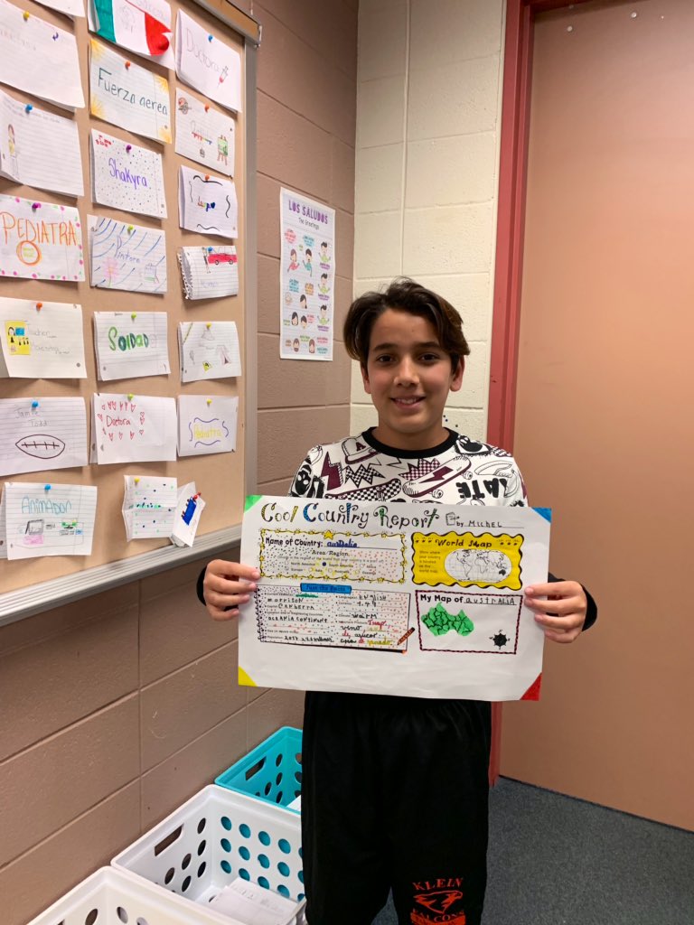 mslambarria's tweet photo. My ESL students exploring the world ‼️ - Mis estudiantes de ESL estudiando el mundo. 🌎🌍 #Kleinintermediate #kleinisd #esl https://t.co/18DCReCHXT