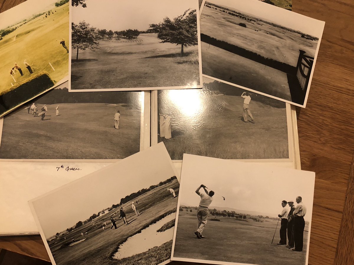 sgcgreens's tweet photo. A great couple of days with John Nicholson and Ken Moodie (Creative Golf Design) bunker assessment, course strategy and woodland management assessments. Few nuggets of how things were and how we can preserve this old ladies heritage #Architecturedesign #restore #futureplanning19 https://t.co/f59LSMBJAb