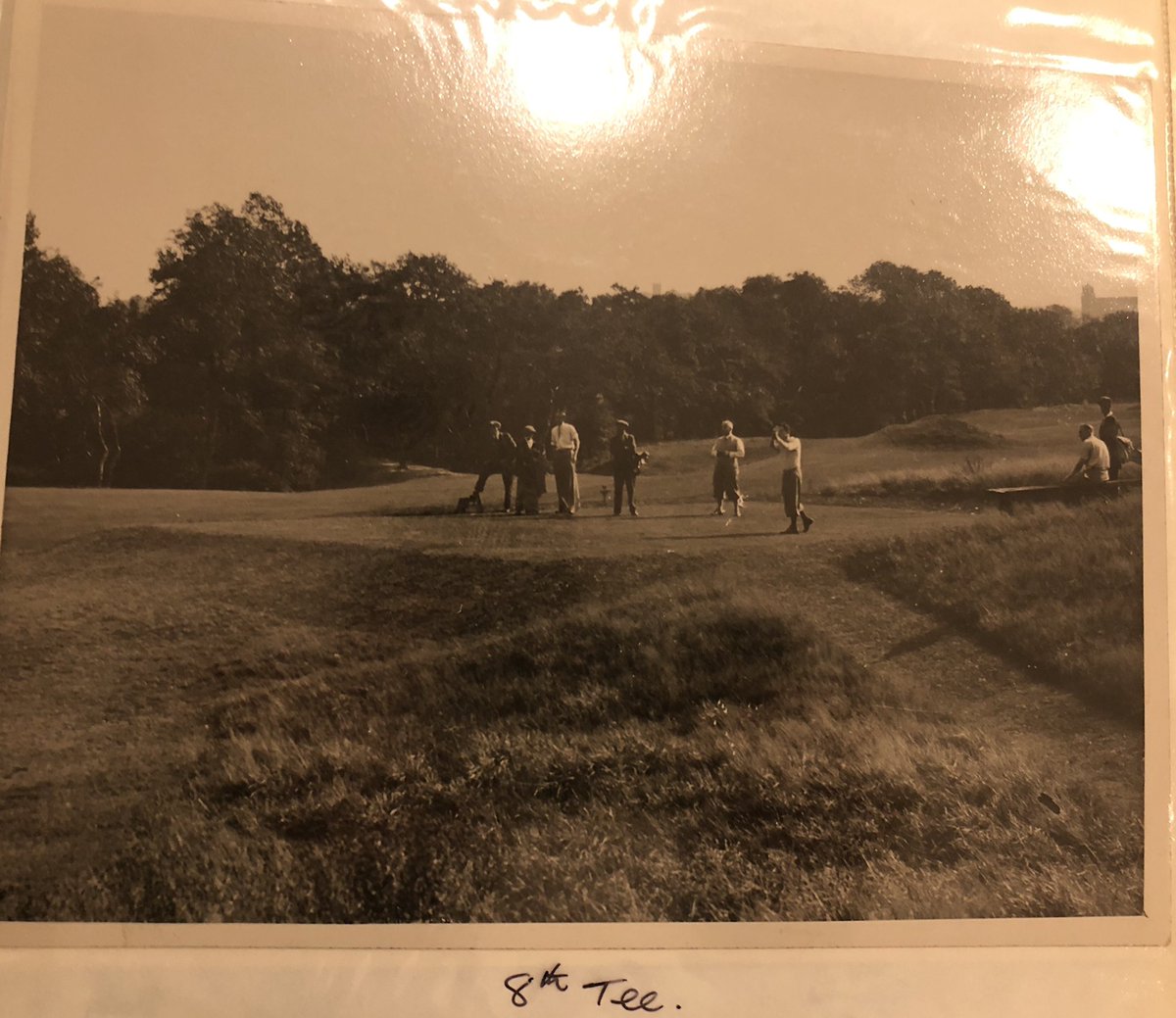 sgcgreens's tweet photo. A great couple of days with John Nicholson and Ken Moodie (Creative Golf Design) bunker assessment, course strategy and woodland management assessments. Few nuggets of how things were and how we can preserve this old ladies heritage #Architecturedesign #restore #futureplanning19 https://t.co/f59LSMBJAb