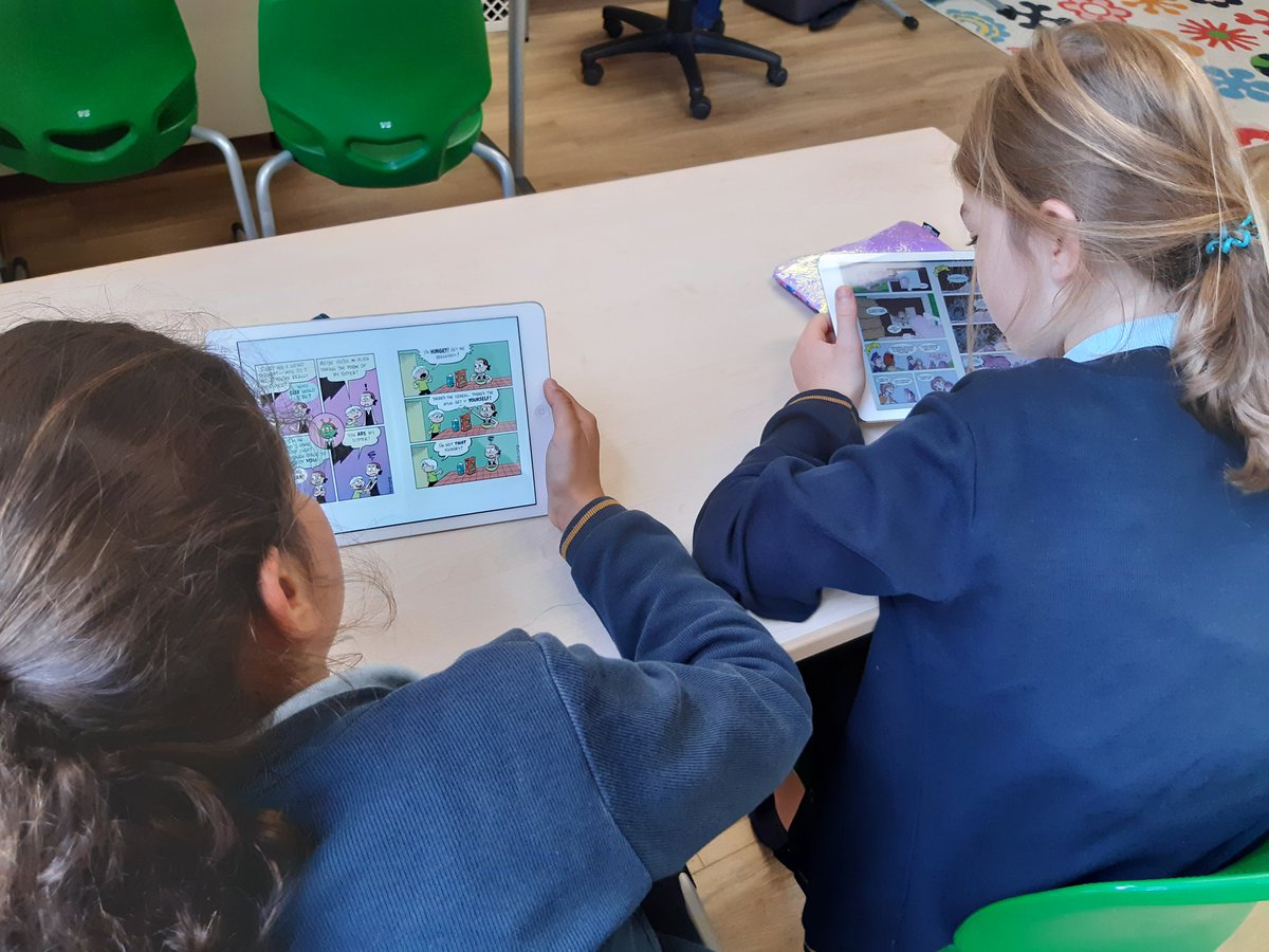 Evans720Laura's tweet photo. Year 5 love using @EpicKidsBooks to read all sorts of #books for fun and for researching #IPC #Topic units! Great #readlong and #audiobooks for #ESL students too💫💬📱📚 #PrimaryRocks #edtechchat #year5 #education https://t.co/CPNWPEo5o6