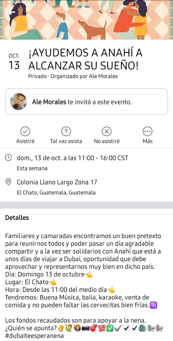 mmendoza_GT's tweet photo. SERVICIO SOCIAL:
#AyudemosAnahí es una guatemalteca que busca lograr su sueño y necesita apoyo. Es una joven, estudiante del COLEGIO SAGRADO CORAZÓN que tiene la oportunidad de hacer historia para #Guatemala #orgullonacional https://t.co/YuheYAgQty