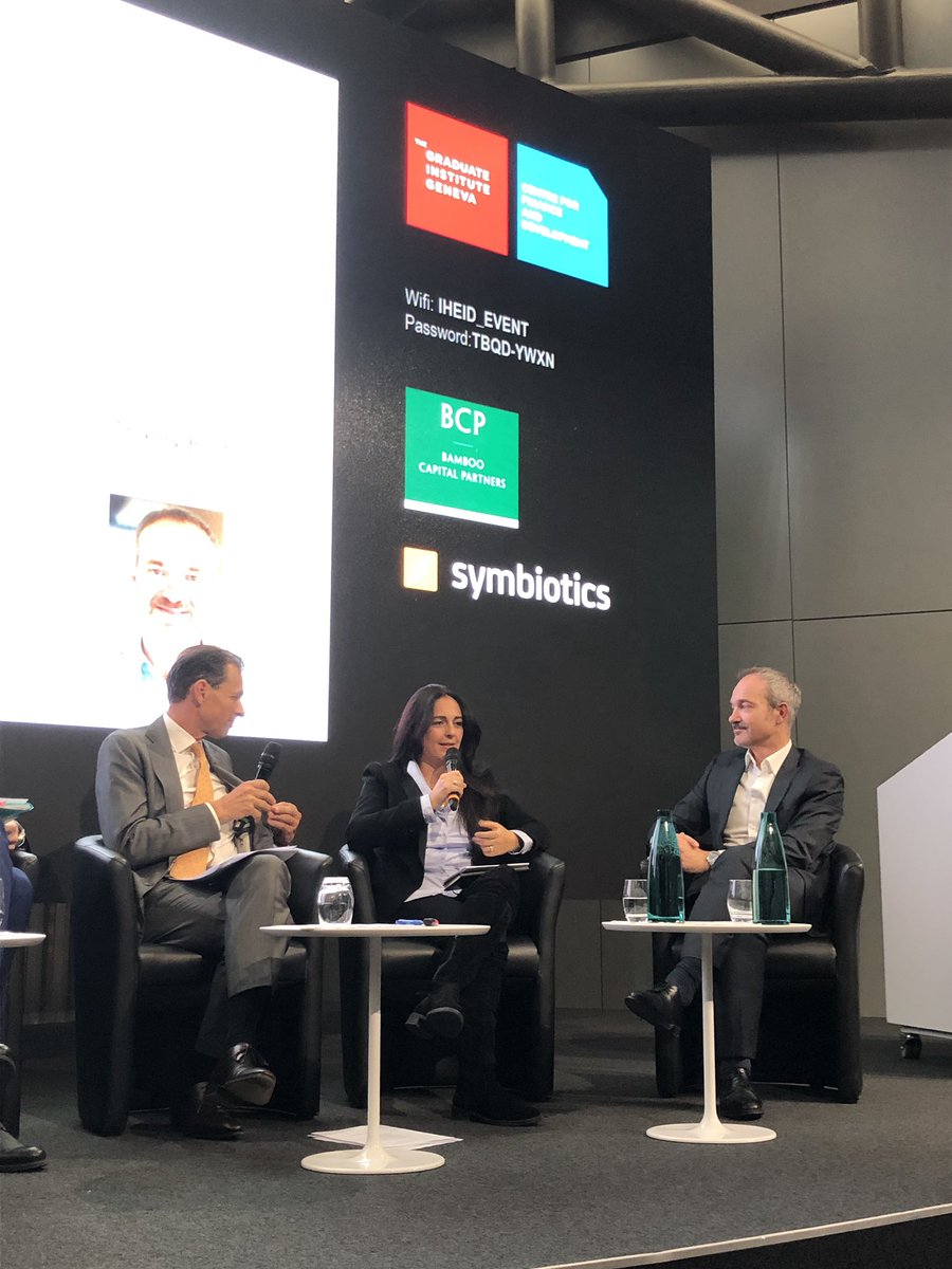 bamboocp's tweet photo. Live from the #SwissDevFin event:
“Blended finance brings great opportunities but there is still a need to create systematic change. We have an opportunity for everyone here in this room to become game changers.” Audrey Selian (Rianta Capital) #impactinvesting #switzerland @IHEID https://t.co/UwKBvKQAFI