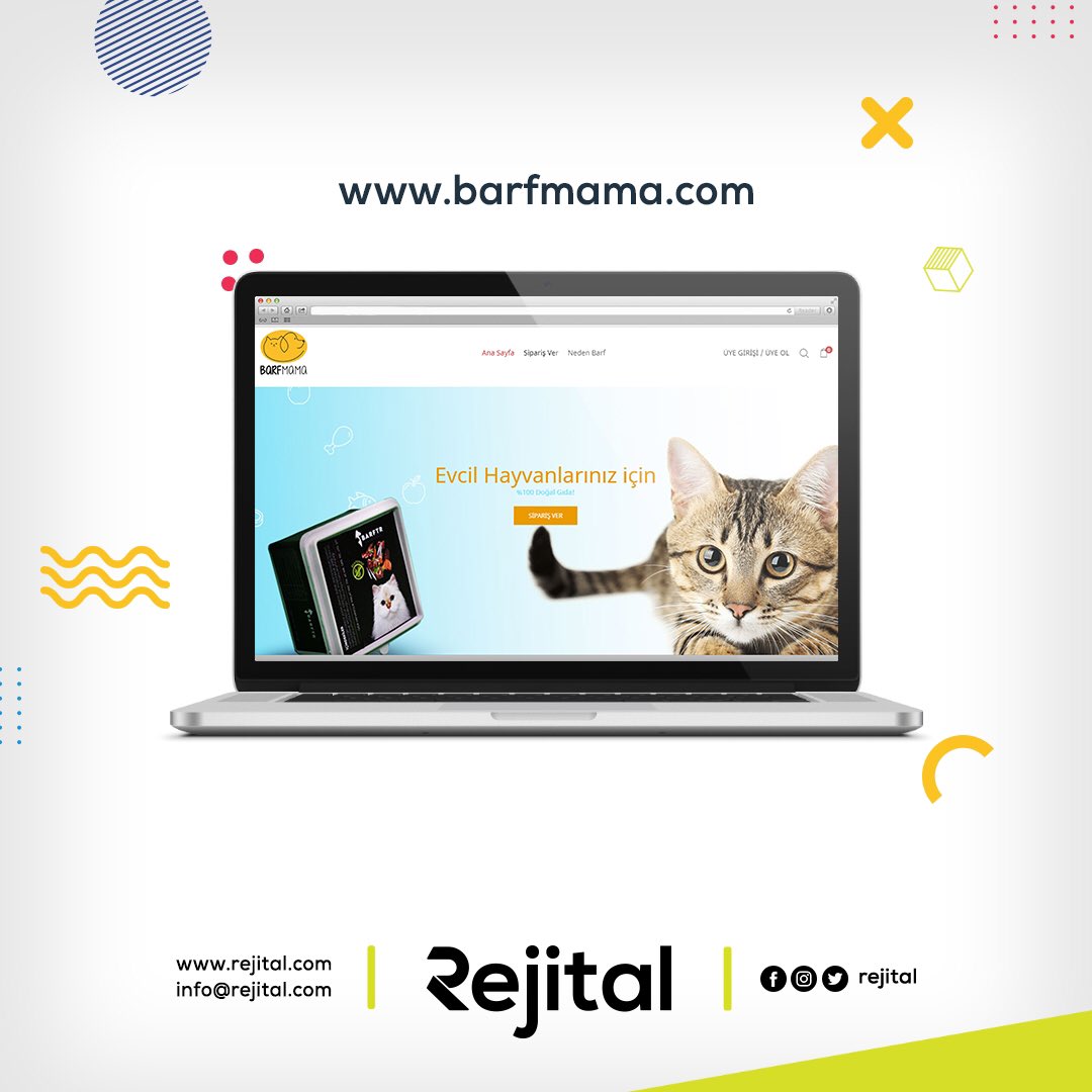 rejital's tweet photo. Minik dostlarımız için en güzel mamaları müşterilerine sunan “Barfmama” işletmesini yeni müşterilere ulaştıracak dijital pazarlama adımını “Rejital” ile attı. Kendilerine hayırlı işler diliyoruz. 🐈🐕

#internet #internetsitesi #eticaret #digital #digitalmarketing #rejital https://t.co/pL0CS3bB8G