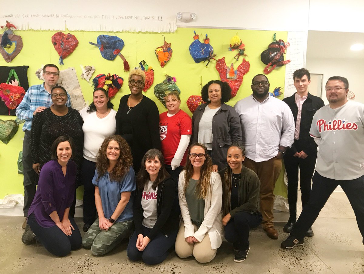 YouthBuildPHL's tweet photo. Some of the #ybphilly team gathered together to get #YBready for the 2021 recruitment season. Special thanks to program partners @tallerpr for hosting our retreat and @frannylousporch for the delicious spread. Cheers to our team for staying #YBready! 💙💛 #YBWave #YBready21 https://t.co/S5DkdsDydJ