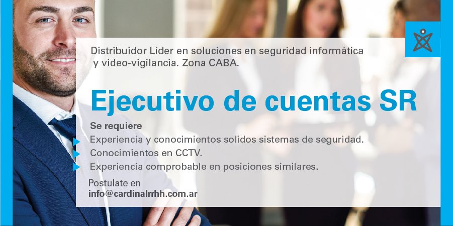 cardinal_rrhh's tweet photo. OPORTUNIDAD LABORAL👉🏼
Se ofrece:
• Excelentes condiciones contractuales
• Remuneración acorde a las tareas
• Capacitaciones permanentes a cargo de la empresa
• Muy buen ambiente laboral
#Cardinal #Busquedas #RecursosHumanos #BusquedasCardinal #EjecutivoCuentas #EmpleoAr https://t.co/JO8mOVtekB