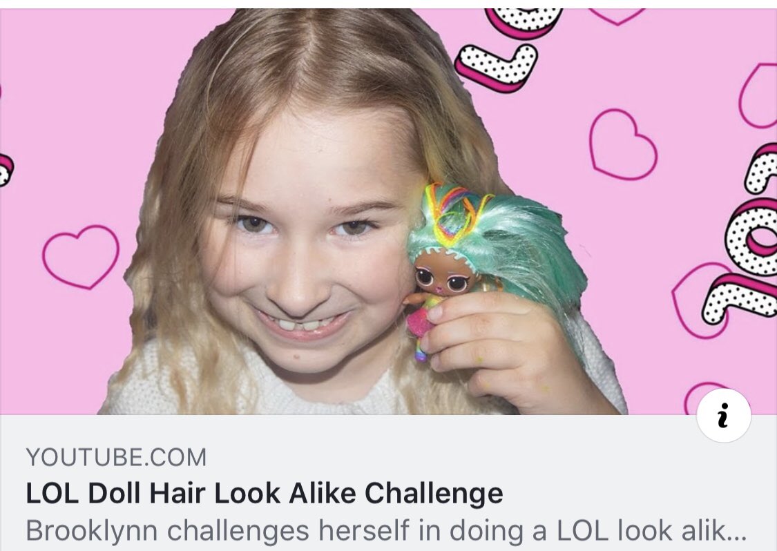 PudvahCrew's tweet photo. Our sister did a lol doll hair look alike challenge!   Check it out! https://t.co/2zmzPZ8Yh8 #loldoll #lol #doll https://t.co/copFsj7z2D