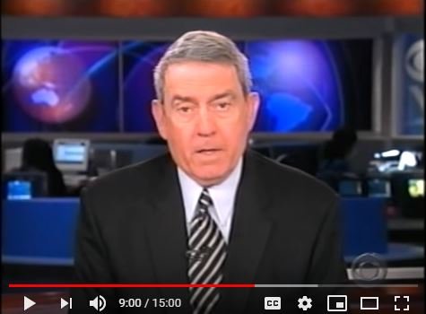 CBS News coverage of the "collapse" of WTC2 @ 0959 ET was muddled b/c they did not show it live & it was just at this time that Dan Rather took over as anchor & he had no idea what had happened as he launched into an overview of the day's events30/