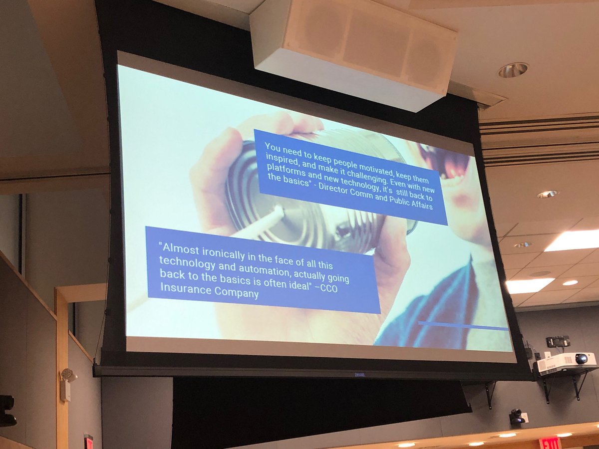 InstituteForPR's tweet photo. Dr. Melissa Dodd, APR, presents on the recently released 2019 IPR Future of Work Report. View the full report here: https://t.co/2WBORpOl3R #IPRCision19 https://t.co/tcMtJNUOpN