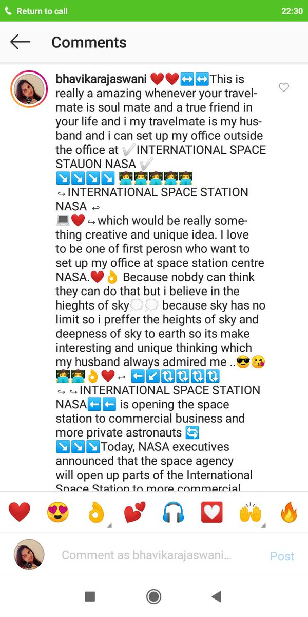 BhavikaRajaswan's tweet photo. @Acer_India ❤❤↔️↔️This is really a amazing whenever your travelmate is soul mate and a true friend in your life and i my travelmate is my husband and i can set up my office outside the office at ✅INTERNATIONAL SPACE STAUON NASA 
#20Days20Challenges #AcerIndiaAt20 #AcerLaptop
#CHALLENGE20 https://t.co/7QbF8JvQON