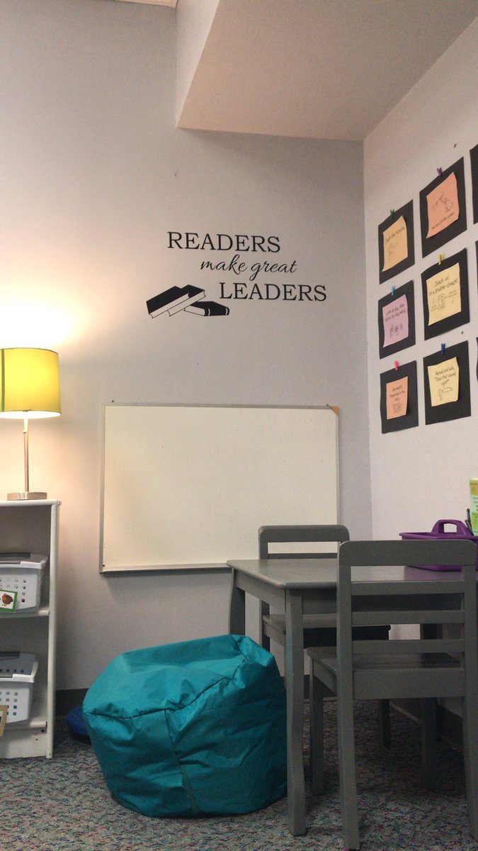 Introducing the very inviting reading nook! Students love to cozy up to a good book here. <a href="/E_Barsanti/">Elizabeth Barsanti</a> <a href="/WOS_News/">News</a> #readingrocks