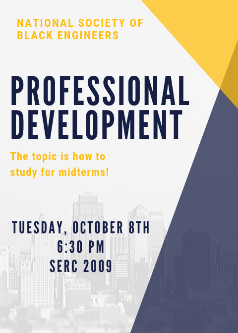 Professional Development will be held in serc 2009 at 6:30pm. We look forward to seeing you all there‼️