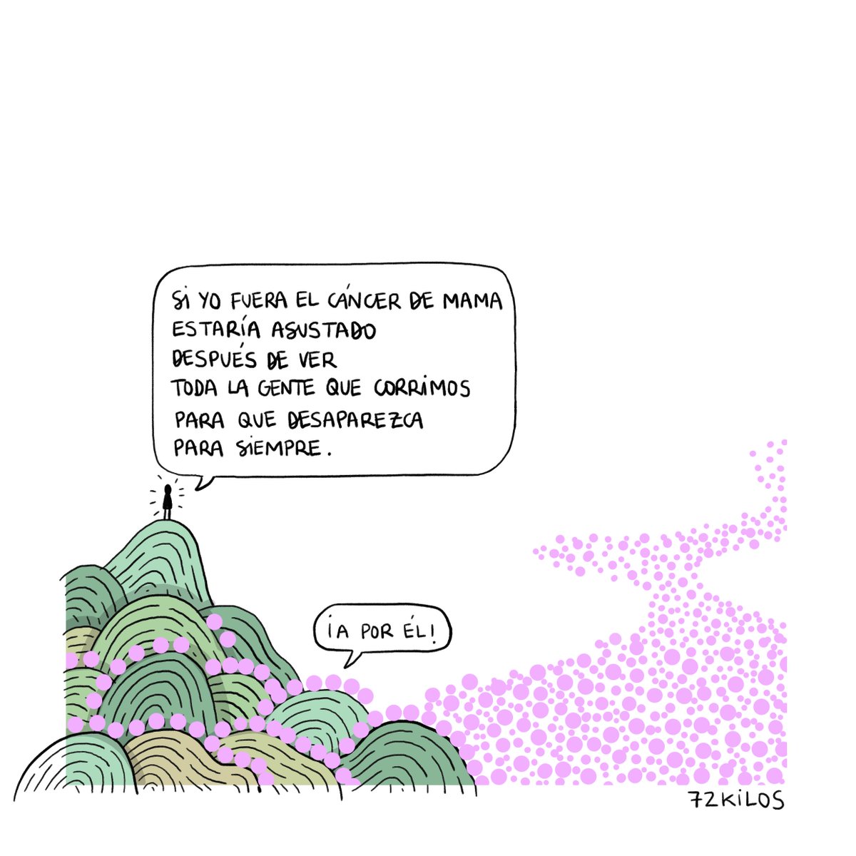 72kilos's tweet photo. Si yo fuera el Cáncer de mama. https://t.co/lOgv7uL0Vi