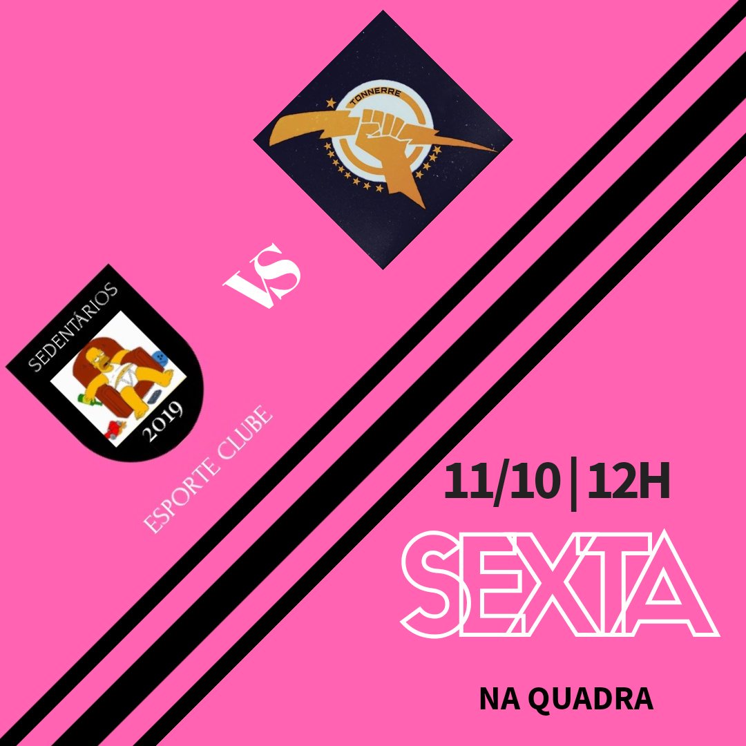 Sedentrios1's tweet photo. Alô torcedor sedentário, sexta-feira é dia de apoiar o seu time!!! 💥
#Sextou é dia de SedentáriosxTonnerre ⚽ https://t.co/ajhYl8Rkju