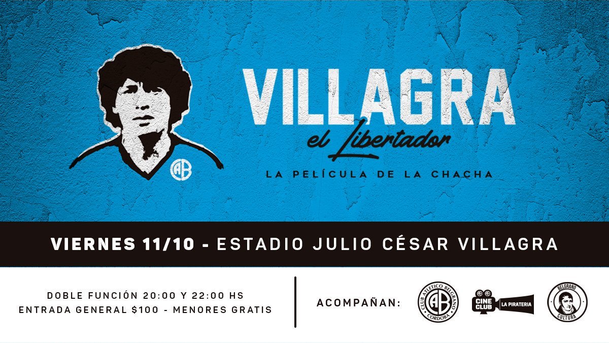 🎬💙🏟 🔜Este viernes se proyecta en Alberdi la <a href="/pelidelachacha/">La peli de la Chacha</a>. 

👕🔝 En la previa, compartimos distintas camisetas que usó el ídolo pirata, para elegir la más linda. 

🤳 Arrancan los 8⃣vos de final del Torneo #CamisetasChacha.

🗳👇 Seguí el hilo y ¡VOTÁ TU FAVORITA!