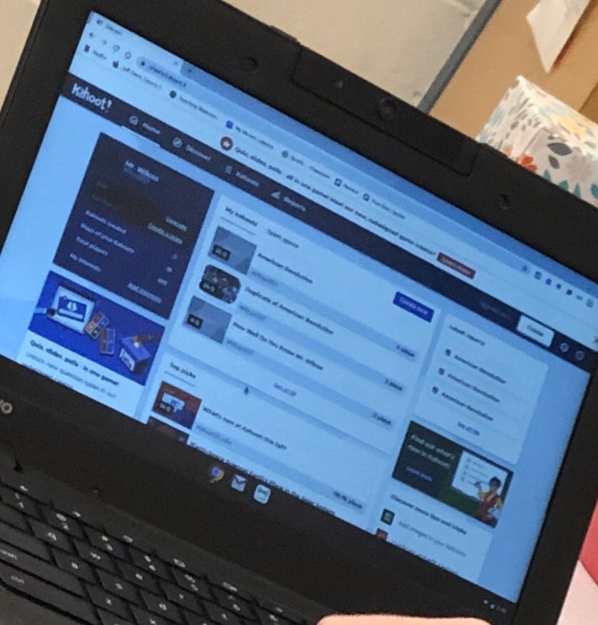 HMunsayac's tweet photo. I learned how to make a Kahoot! Thanks, Susie, for all the help! #jdcstech https://t.co/uHJyksXjFk