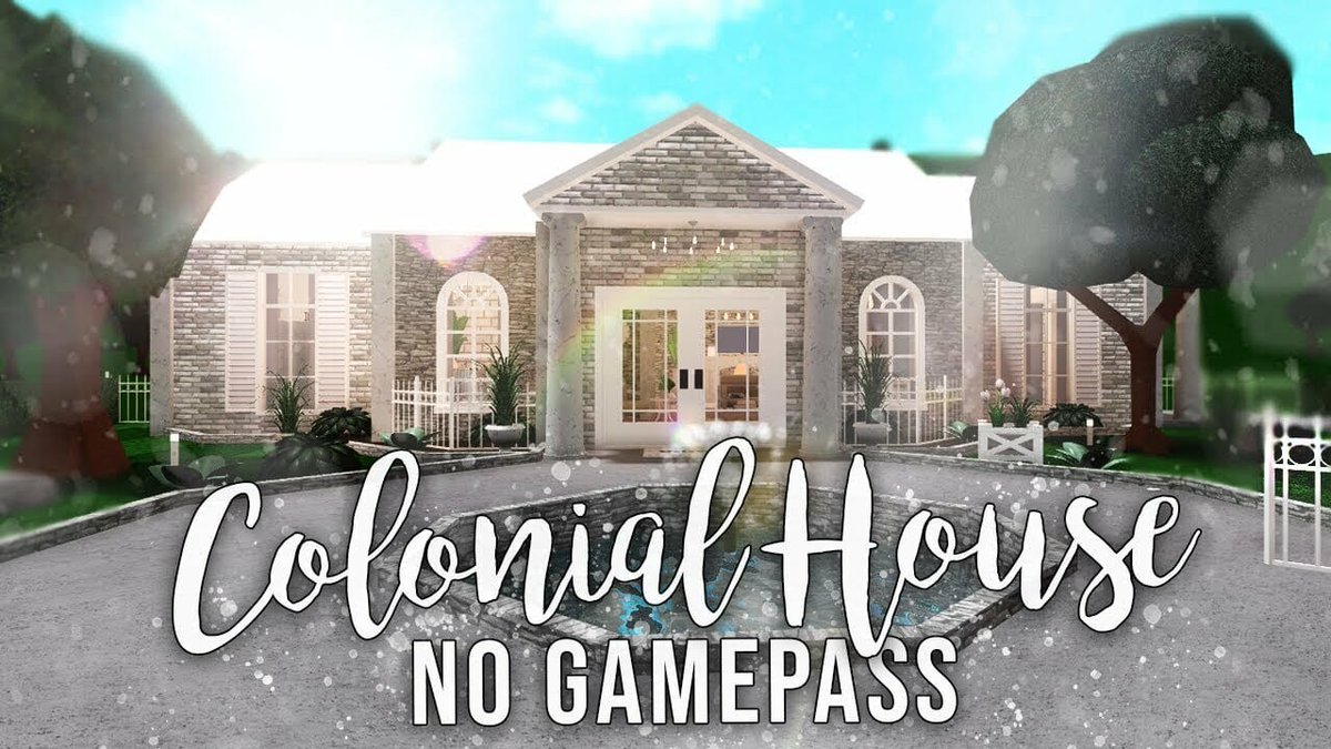 Pcgame On Twitter Roblox Bloxburg No Gamepasses Colonial House House Build Link Https T Co 5f3dq17iu8 1story Bloxburg Colonial Family Housebuild Howtobuildahouse Mansion Nogamepasses Tutorial Roblox Https T Co 3bfdbrwoia - roblox bloxburg how to make a house tutorial