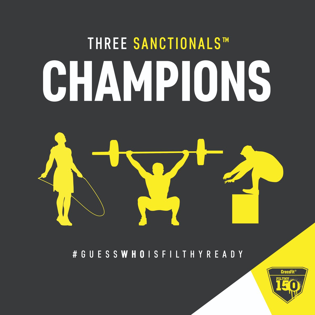 filthy150's tweet image. Tomorrow, we announce three more athletes - all Sanctionals™ champions!
⁠
During the 2019 season these three MEN topped podiums at three different Sanctionals™ events.
⁠
The countdown to the first Sanctionals™ event of the 2020 CrossFit Games season is on. 
@CrossFitGames