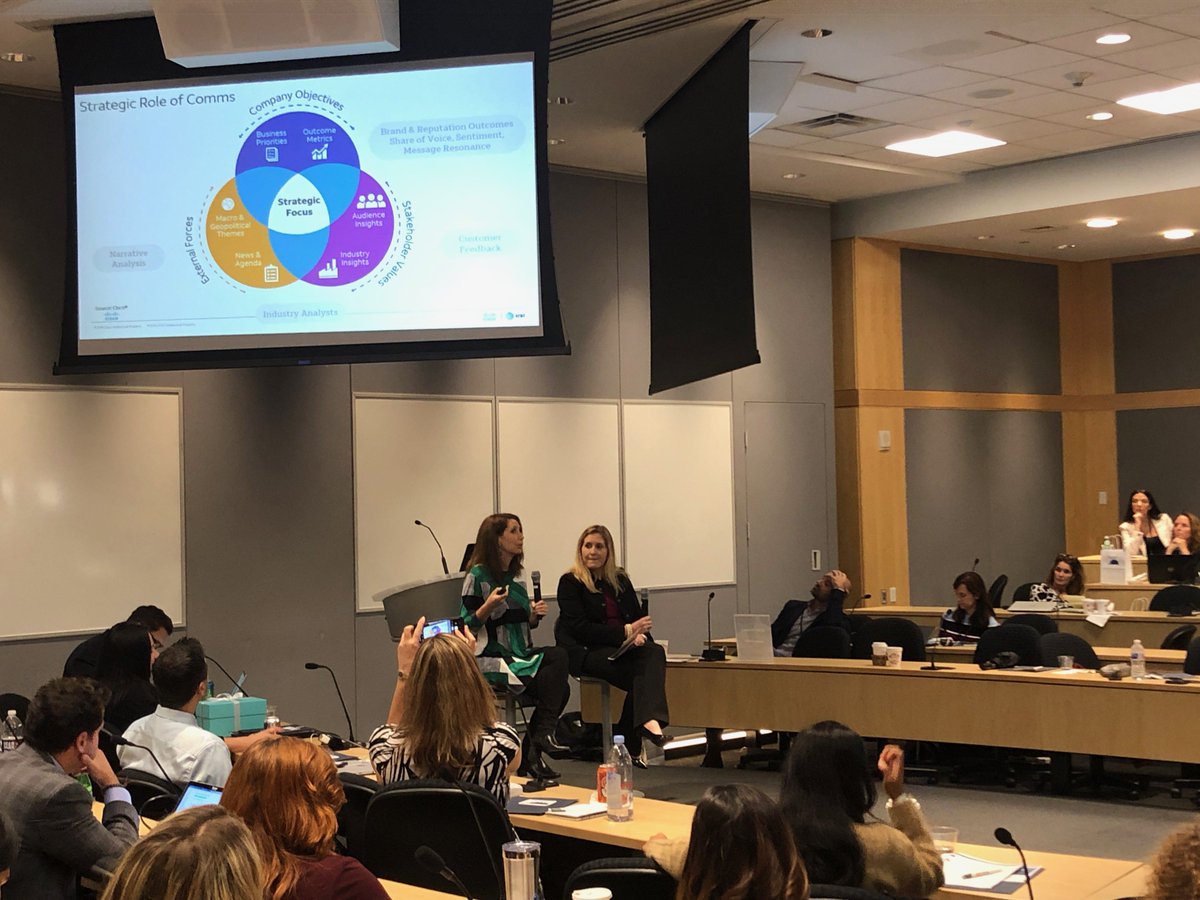 InstituteForPR's tweet photo. Elizabeth Rector and JD Link close out our conference discussing key insights that will help comms professionals move from order takers to strategic advisors. #IPRCision19 https://t.co/JHVtBI9Iyk