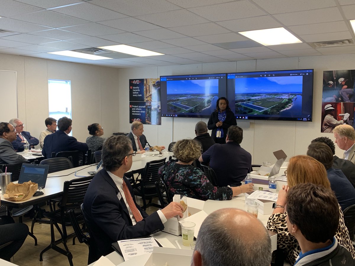 TVA_Julia's tweet photo. @TVAnews Today, #TVA opened the doors of Allen Fossil Plant in #Memphis to show what we’re doing to protect Memphis’ drinking water. “Today is about protecting the public and the environment,” said Angela Austin, #TVA, #AllenFossil Plant. https://t.co/6UR6V6l2ka