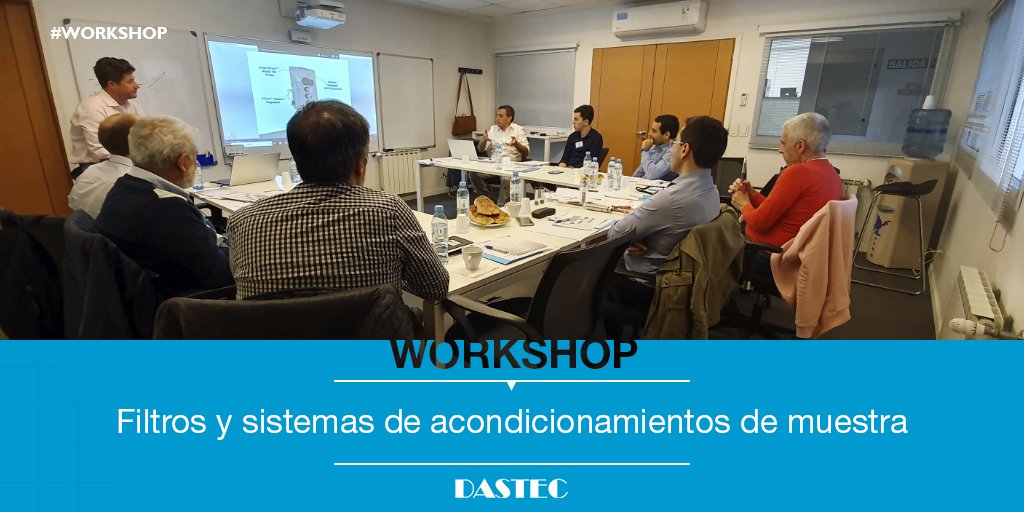 dastecsrl's tweet photo. #Workshop
-
Hoy recibimos la visita de Jeremiah Gage, International Sales Manager de #GenieFilters A+. Aprovechando esta ocasión, hicimos una demostración en nuestras oficinas de Buenos Aires. https://t.co/SZAsWkCTRQ