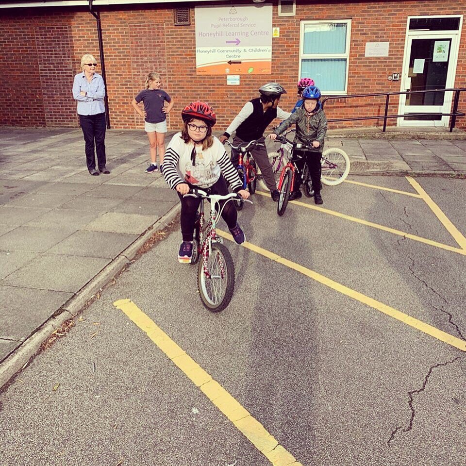 OutspokenTrain's tweet photo. We had a fantastic time developing the balance and riding skills of the brilliant people at Peterborough Down Syndrome Group. #cycling #BalanceFirst #cycletraining @PeterboroughCC @BikeabilityUK @BikeabilityT 

https://t.co/TcgZBuhLJ6 https://t.co/0BaEjRKk8I