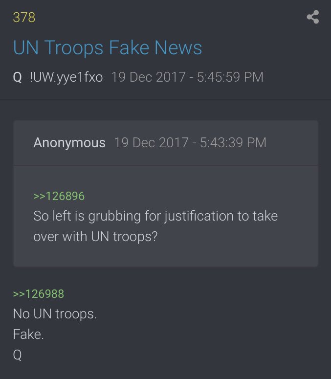 No UN troops.Fake.Q