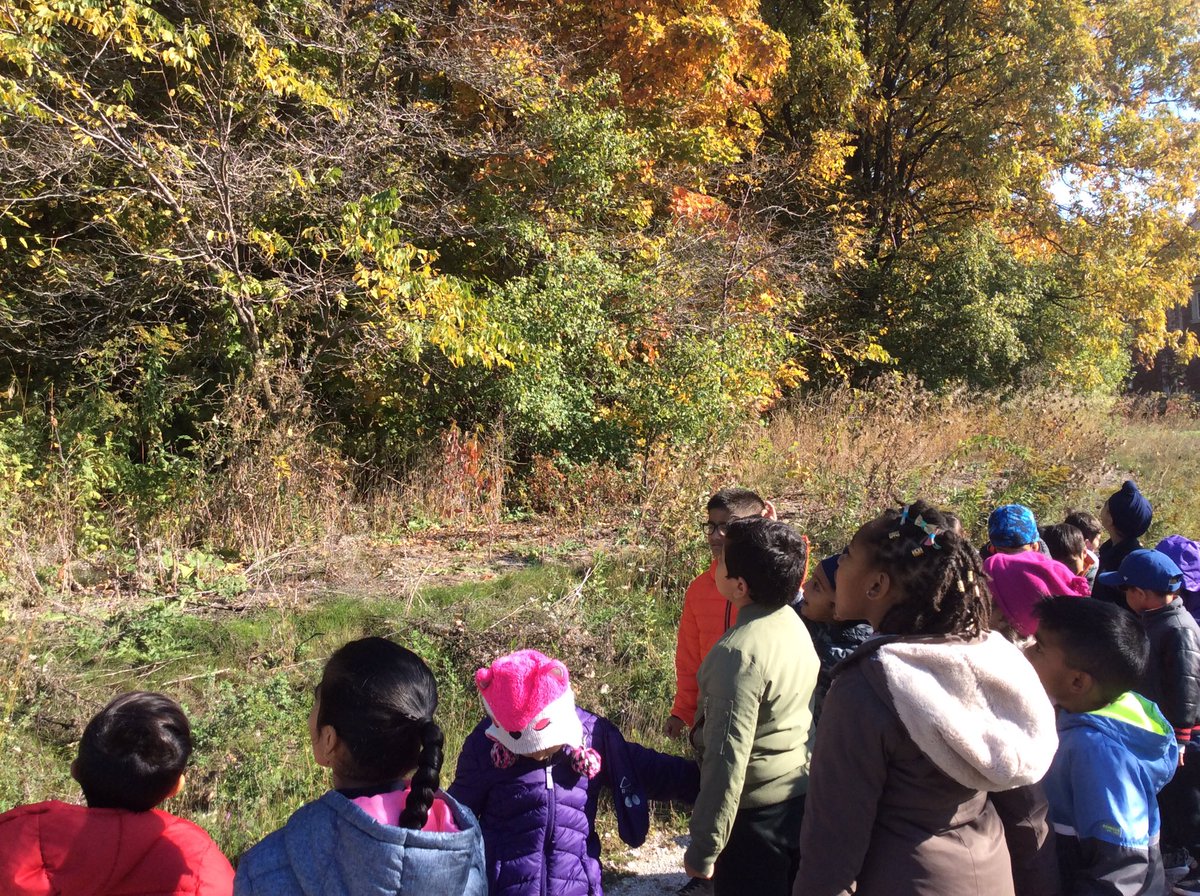 DolsonK4's tweet photo. KD4 looking for signs of Fall during our community walk. https://t.co/BEGjYxBEte