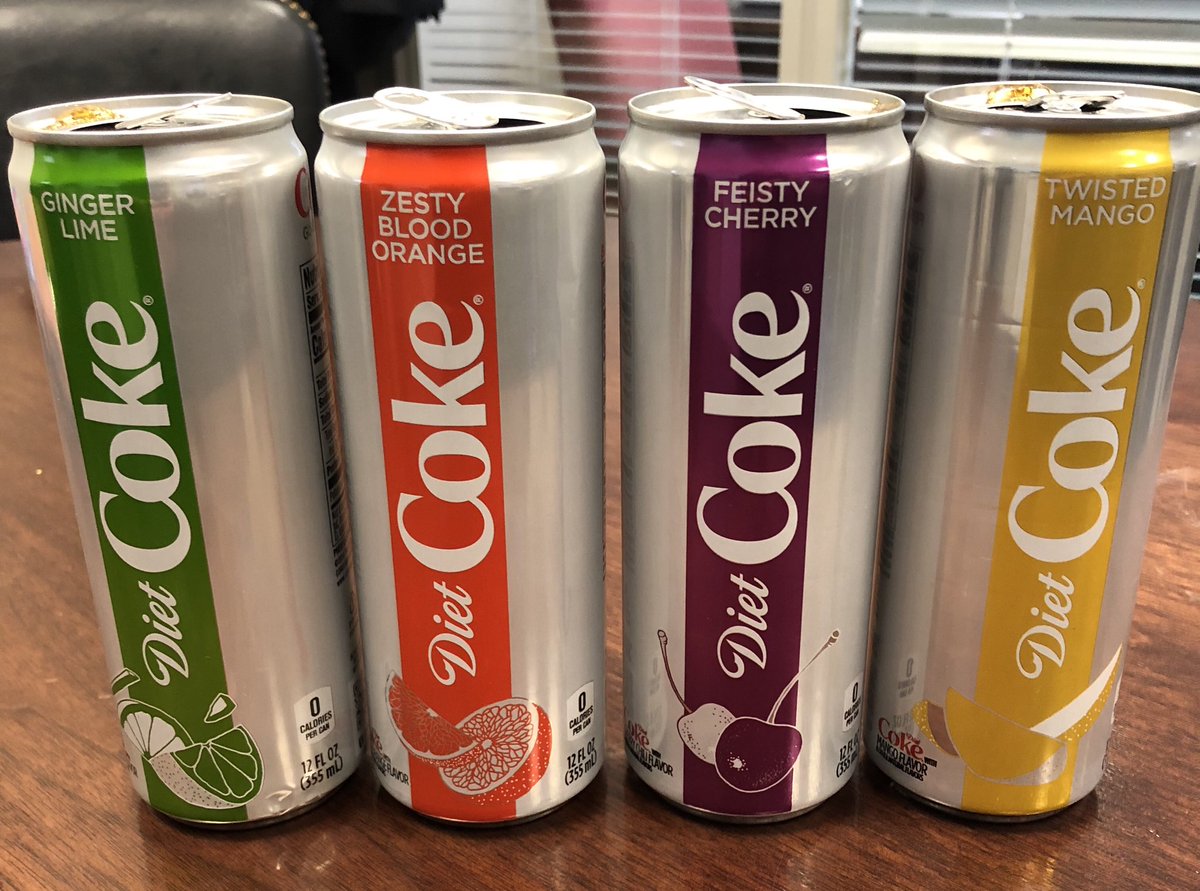 .@HillEats check out these <a href="/DietCoke/">Diet Coke</a> flavors in Dirksen Cafeteria!!