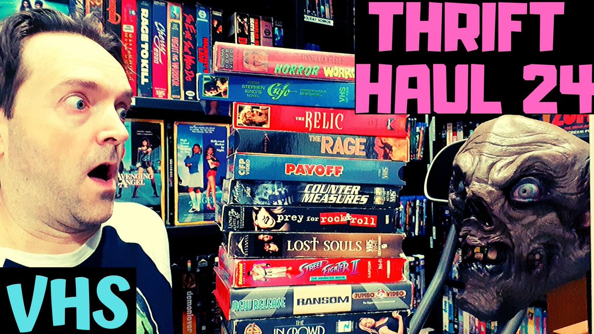 VHS Thrift Hunt Pickups Haul Video 24. Minty! youtu.be/T8GVxb_Tir0
.
Subscribe to my YouTube channel for Horror Movie Reviews, VHS Thrift Hauls, Blu-ray &amp; VHS Collection Updates!
.
#cryptkeeper #collegeville #vhsthrift #vhsthrifting #vhshaul #vhshunting #vhshunter