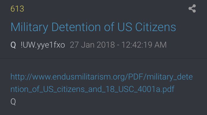 Military Detention of US Citizens http://www.endusmilitarism.org/PDF/military_detention_of_US_citizens_and_18_USC_4001a.pdf