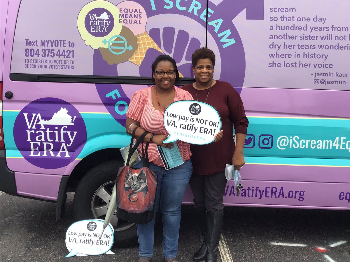 iScreamEquality's tweet image. #VAratifyERA Thanks for stopping by the downtown campus of J Sargeant Reynolds CC.