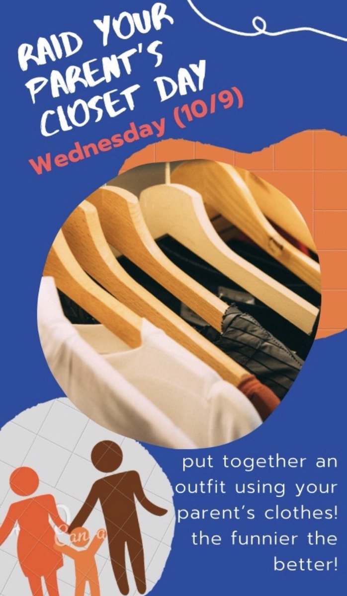 Raid your parent’s closet day tomorrow!!!