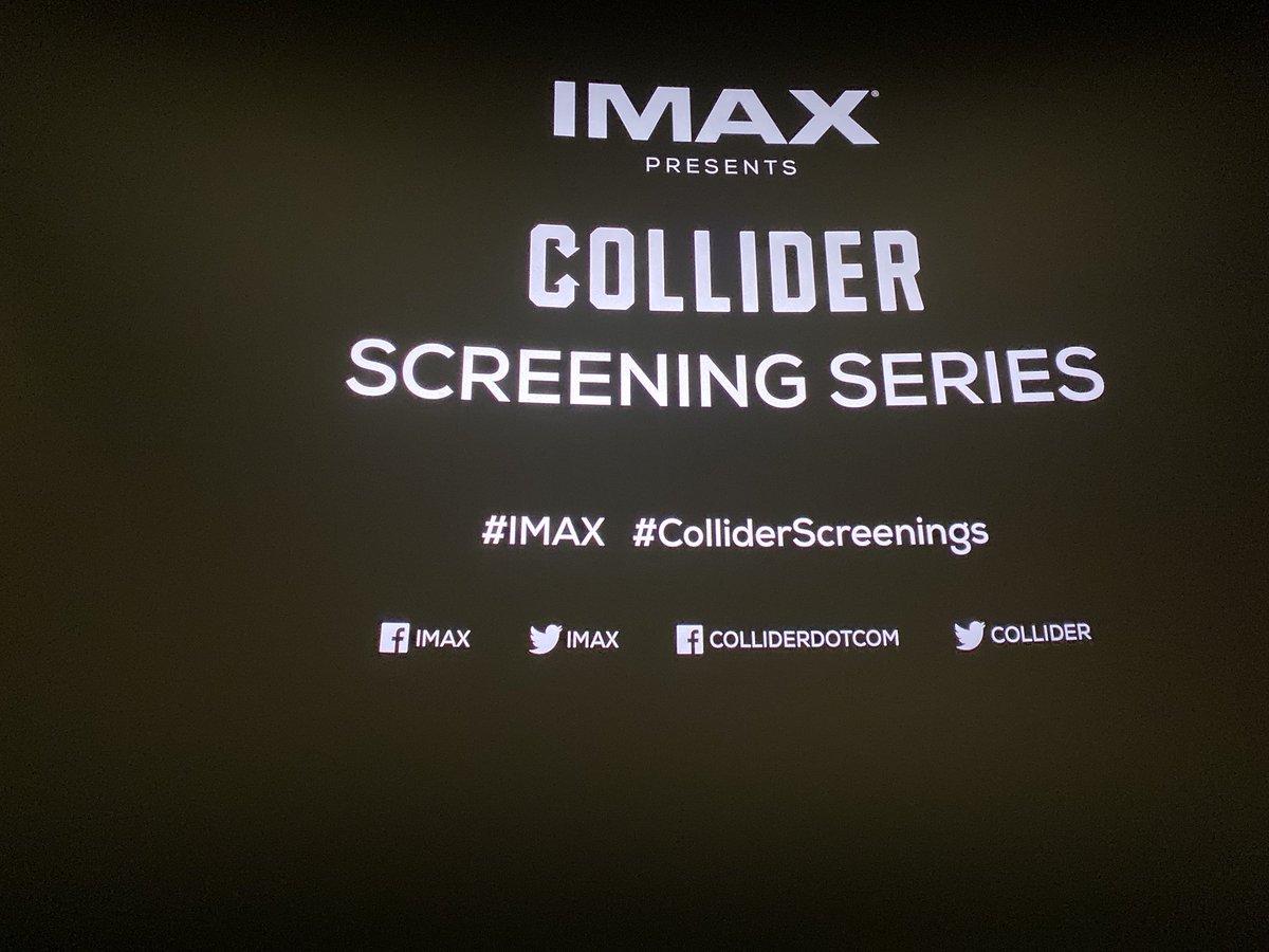 FrontRowFlynn's tweet image. Great night, another awesome #colliderscreenings! Have to go through all my stuff &amp;amp; post, but here’s a few. Such a wild ride, feels like #highframerate 3D #IMAX is the must way to catch #GeminiMan.