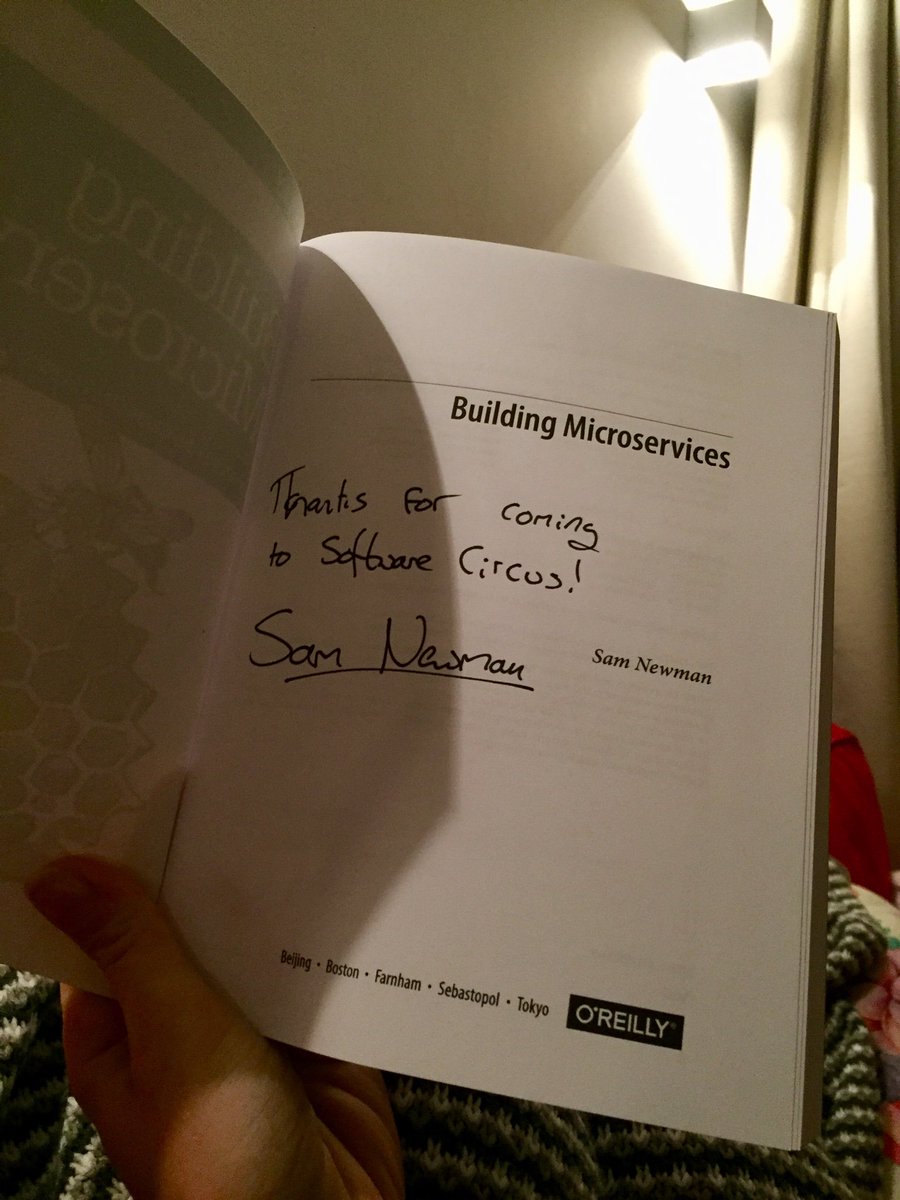 nano_repka's tweet photo. I refer to this book every now and then, and now I have the signed copy 💃🏻 #buildingmicroservices by @samnewman https://t.co/TnGnEDAmLb