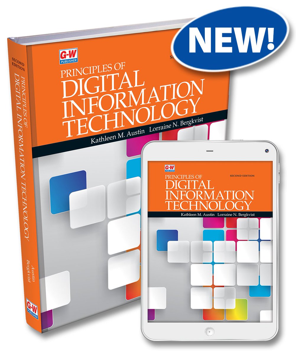 GWPublisher's tweet photo. Trying to certify your students for IT jobs? Take a look at the NEW Principles of Digital Information Technology―both IC3 and MOS 2019 Certification from one text. Let's make IT happen! #WeBuildCareers 
https://t.co/ER4hWNDwX2 https://t.co/VmcojwomNt