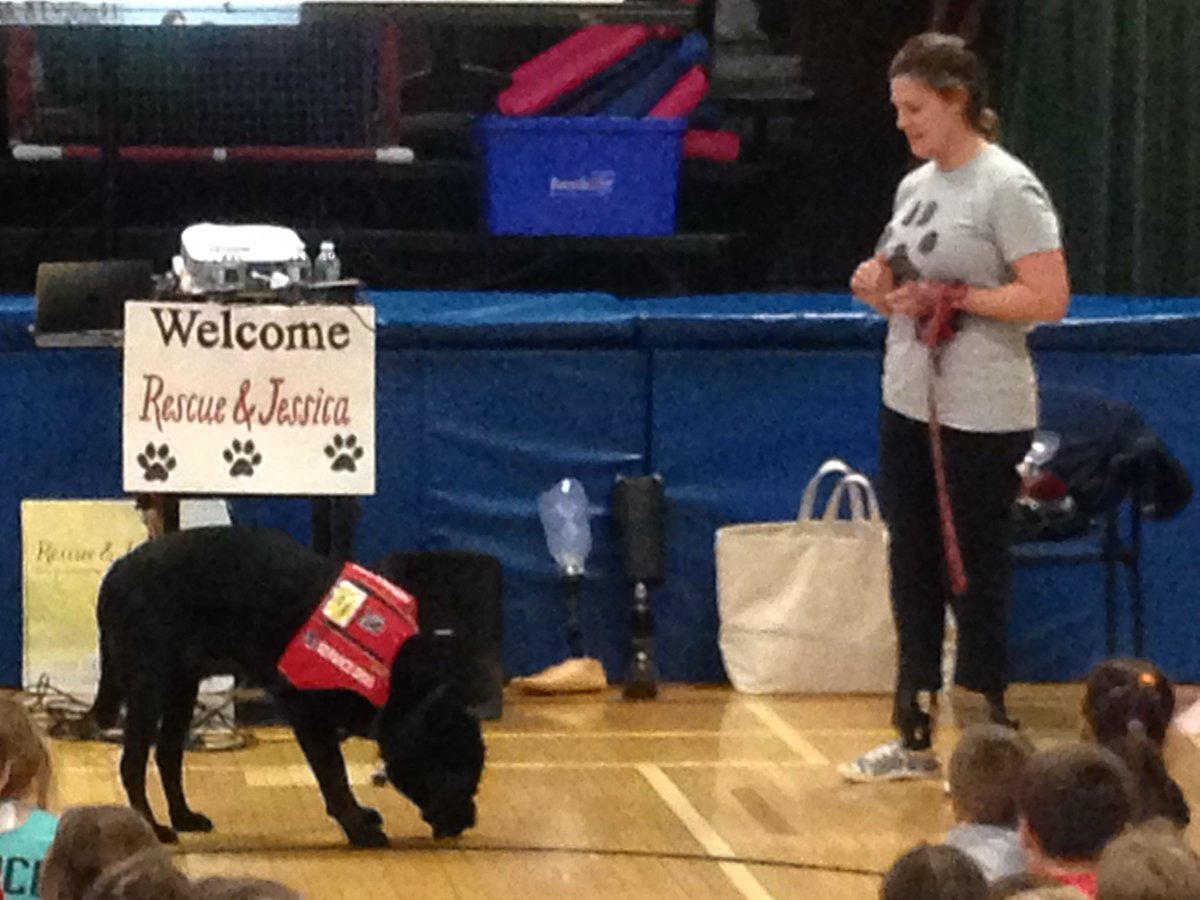 Rescue, Jessica, and Patrick visit Johnson!