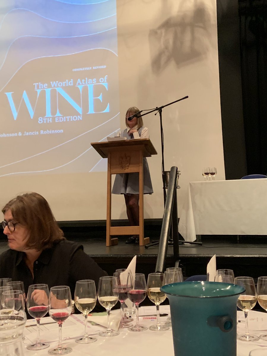 mooloomitch's tweet image. Wine tasting and book release of Jancis’s wine atlas in Dulwich tonight.