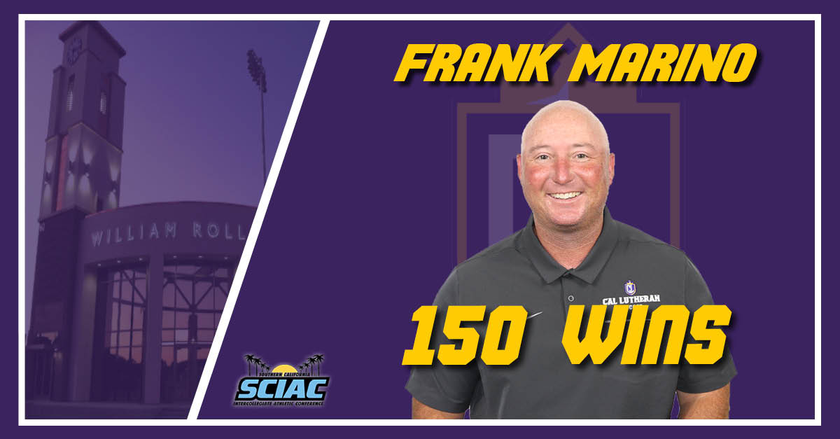 Congratulations to @CLUwSoccer Head Coach Frank Marino (@CoachFMarino) for picking up his 150th win on Saturday! Looking forward to many more! ⭐ #OwnTheThrone