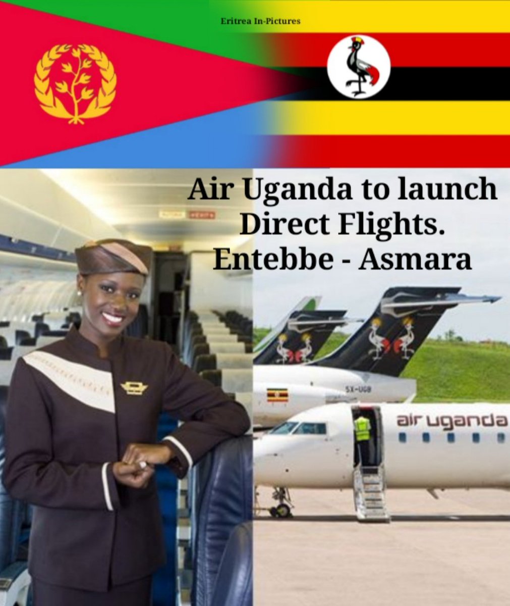 #DirectFlight from #Entebbe #Uganda to #Asmara #Eritrea 
#EritreanAirlines #UgandaAirlines #Africa #Travel