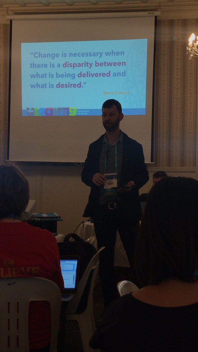 Charlottedj's tweet photo. Escaping the assessment trap...  great quote think I will use this one in the future #stepheneames #uLearn19 https://t.co/gkjStCgUp4