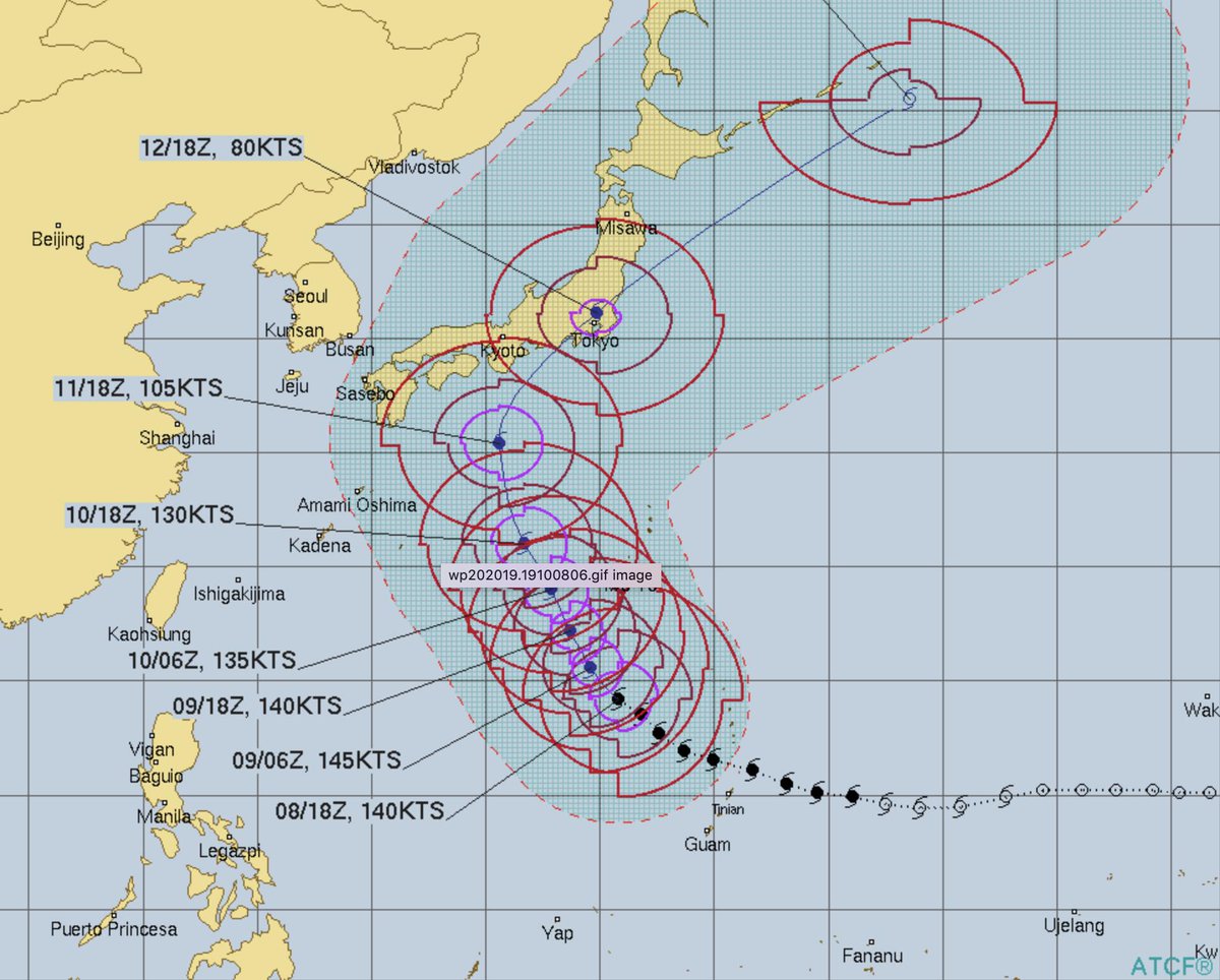 米軍台風進路 米軍台風進路