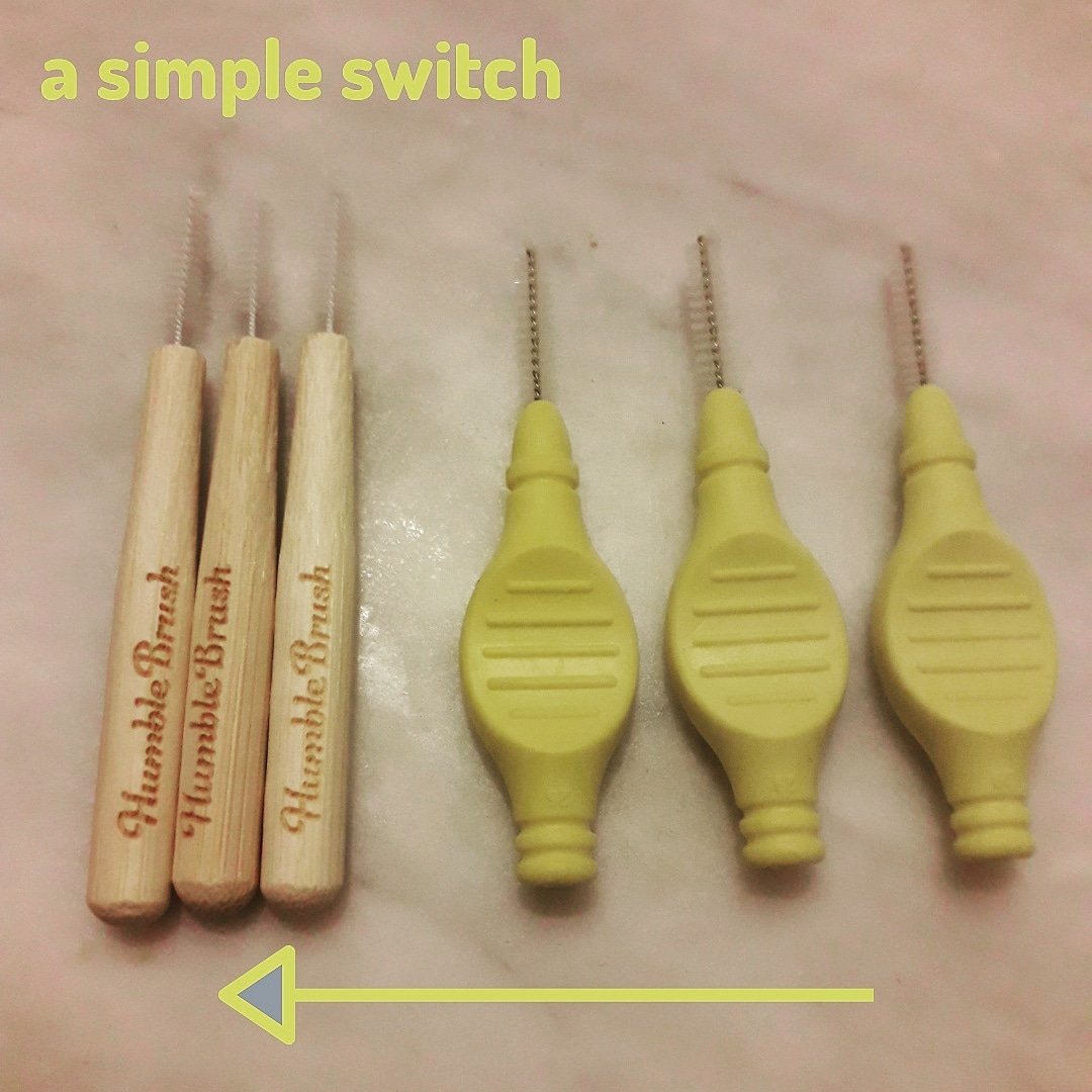 You don't have to floss all your teeth, just the ones you want to keep. #plasticreduction #passonplastic #thereisnoplanetb