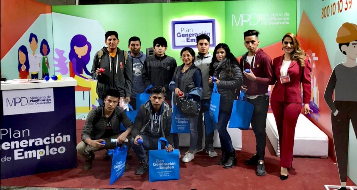 PlanDeEmpleoBol's tweet photo. Seguimos en la @fexposucreboli 2019, visítanos en el bloque Empresarial @cadexch.

#BoliviaEsJovenBoliviaTrabaja
@minplanifica https://t.co/Qnr1MMPzC6