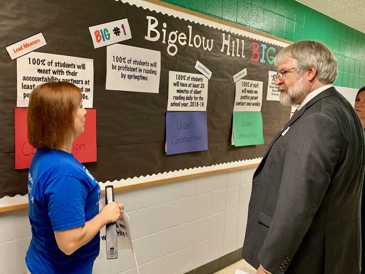 SBOEOhio's tweet photo. *BIG* things are happening at @FCSTrojans’ Bigelow Hill Intermediate! Bigelow Hill is laser focused on leadership development, student voice, soft skills AND academic excellence. The result is clear with great culture and educational experiences! #BeBIG #TrojanTrue #OhioEd https://t.co/fnwANGxCC0